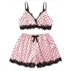 Two piece bra & shorts pajama set